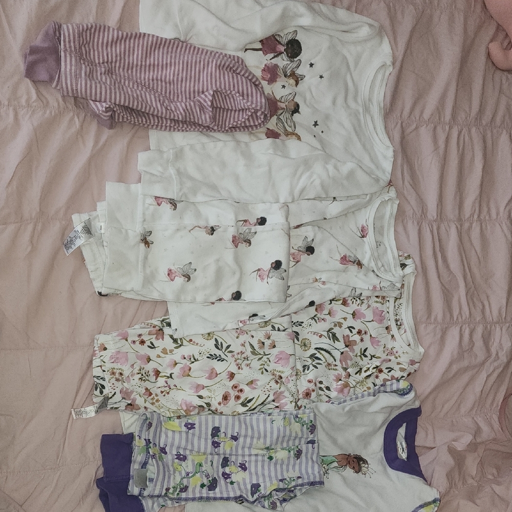 Next Direct Kids Pajama Set - Floral and Striped